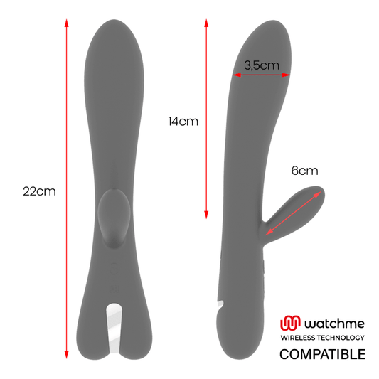 BRILLY GLAM - ERIK VIBRATOR WATCHME WIRELESS TECHNOLOGY COMPATIBLE - Kink&Play