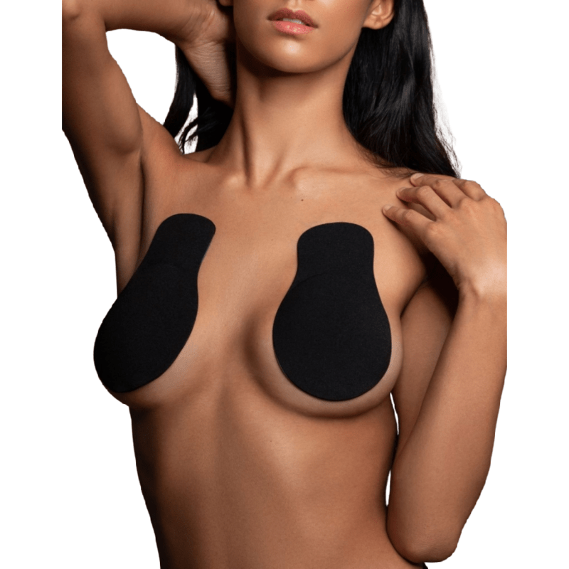 BYE - BRA - CHEST ELEVATOR PUSH - UP FABRIC BEIGE SIZE M - Kink&Play