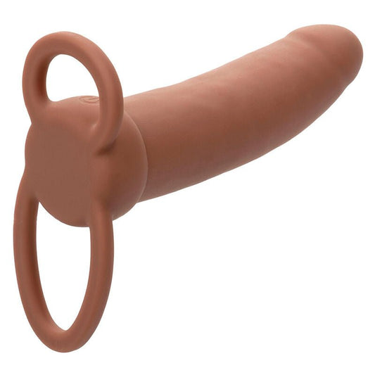 CALEXOTICS - MAXX THICK DUAL PENETRATOR 10 VIBRATIONS BROWN - Kink&Play