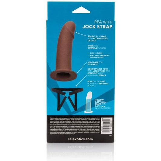 CALEXOTICS - PPA WITH JOCK STRAP BROWN - Kink&Play