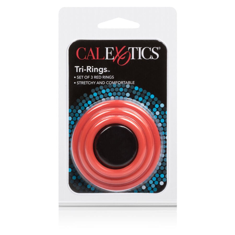 CALEXOTICS - TRI - RINGS SET RED - Kink&Play