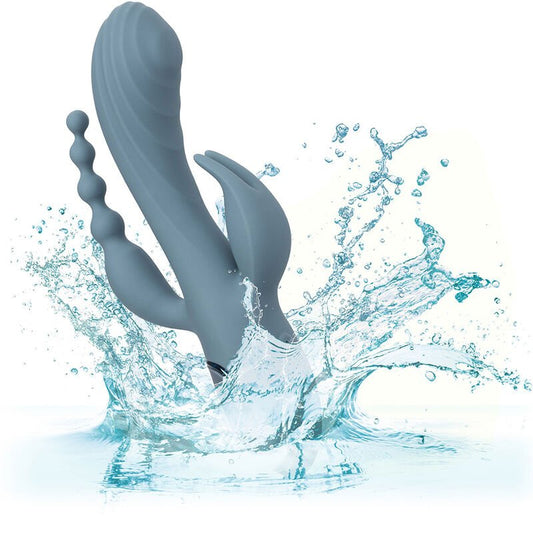 CALEXOTICS - VIBRATOR TRIPLE ECSTASY GREY - Kink&Play