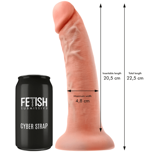 FETISH SUBMISSIVE CYBER STRAP - HARNESS WITH DILDO AND BULLET REMOTE CONTROL WATCHME L TECHNOLOGY - Kink&Play