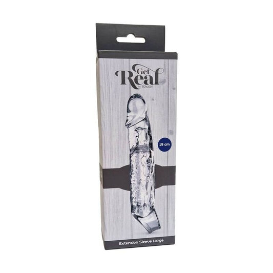 GET REAL - EXTENSION LONG 19 CM TRANSPARENT - Kink&Play