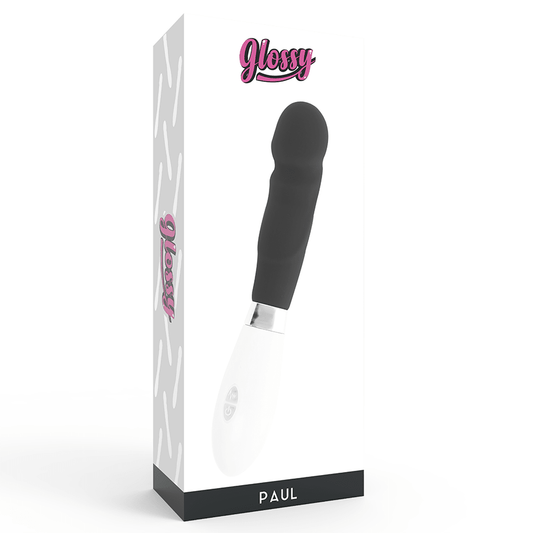 GLOSSY - PAUL VIBRATOR BLACK - Kink&Play