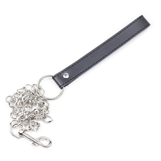 OHMAMA FETISH - UNDERKONDIGHETSHALSBAND MED 3 RINGAR