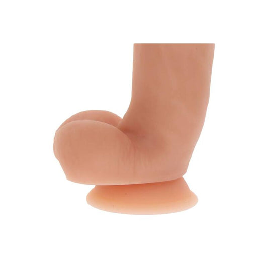 GET REAL - SILIKONDILDO 18 CM MED PUNG NUDE