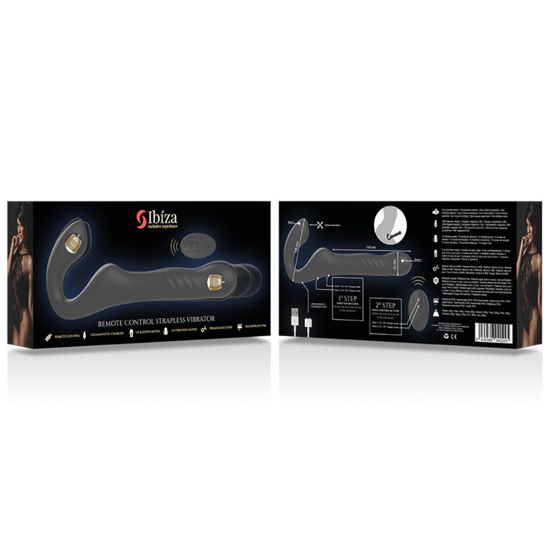 IBIZA – FJÄRRSTYRD AXELBANDSLÖS VIBRATOR UP & DOWN