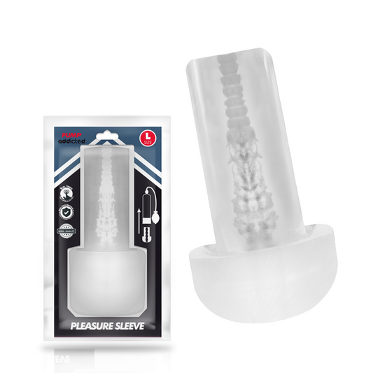PUMPBEROENDE - AUTOMATISK PUMP MED PLEASURE SLEEVE