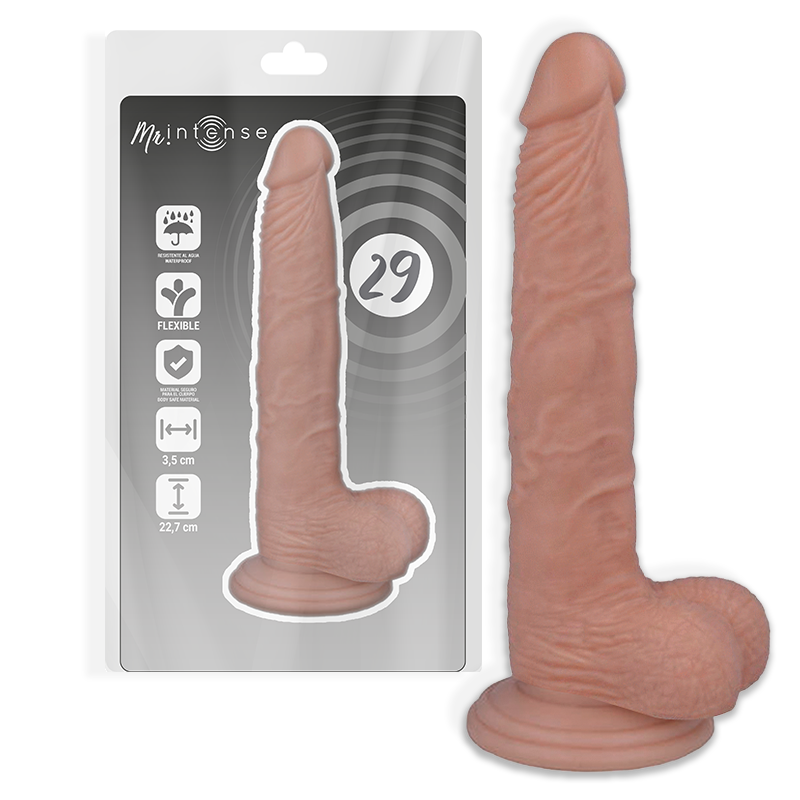 MR INTENSE - 29 REALISTIC COCK 22.7 CM -O- 3.5 CM - Kink&Play