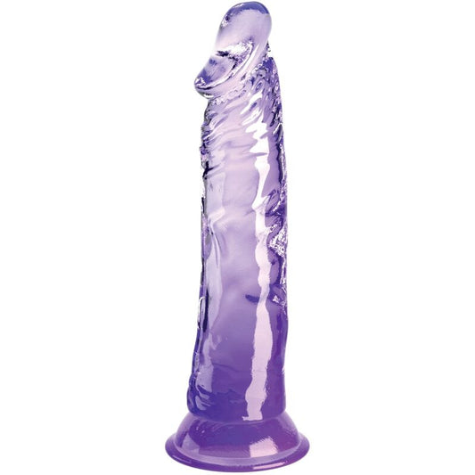 KING COCK - KLAR REALISTISK PENIS 19,7 CM LILA
