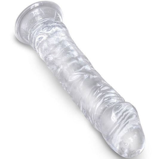 KING COCK - KLAR REALISTISK PENIS 19,7 CM TRANSPARENT