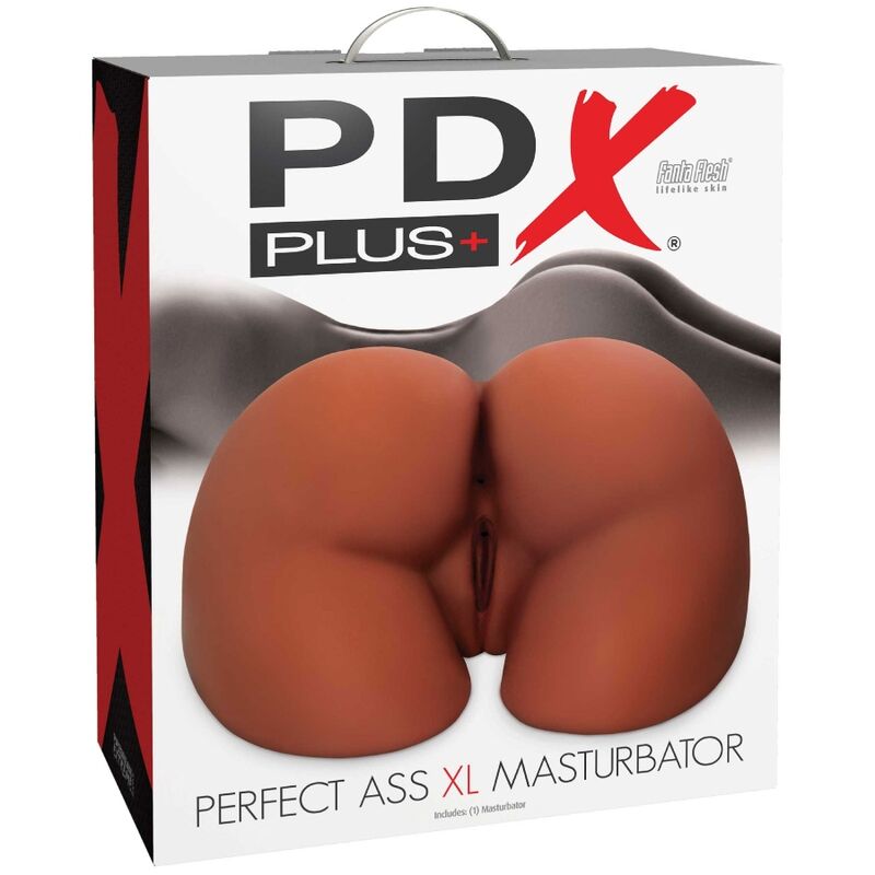 PDX PLUS - PERFECT ASS XL DUBBELÖPPNING BRUN MASTURBATOR