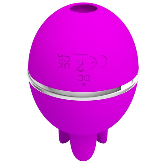 PRETTY LOVE - GEMINI BALL LILA RUND SILIKONVIBRATOR