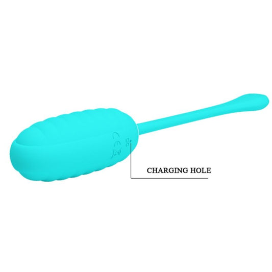 PRETTY LOVE - KIRK UPPLADDNINGSBART VIBRERANDE ÄGG LJUSGRÖNT