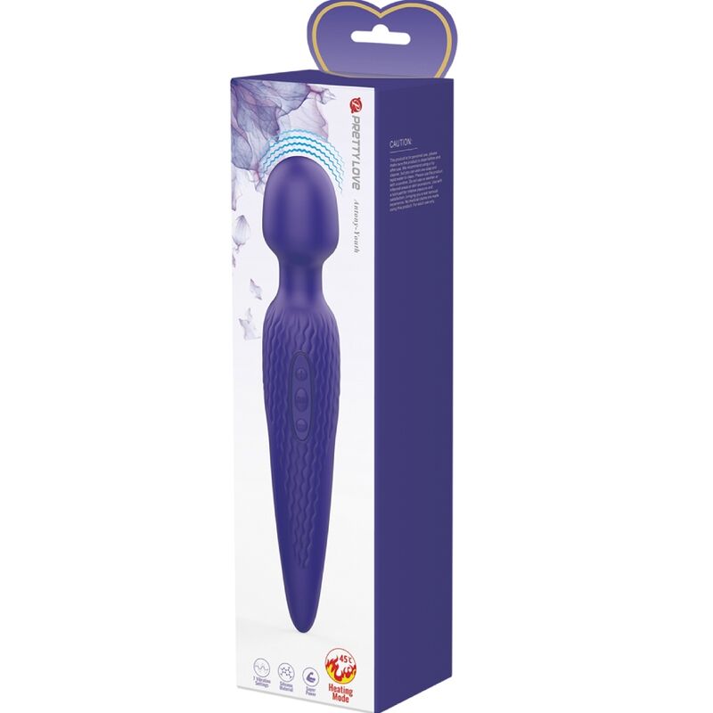 PRETTY LOVE - ANTONY YOUTH STAVVIBRATOR MED VIOLET VÄRMEEFFEKT