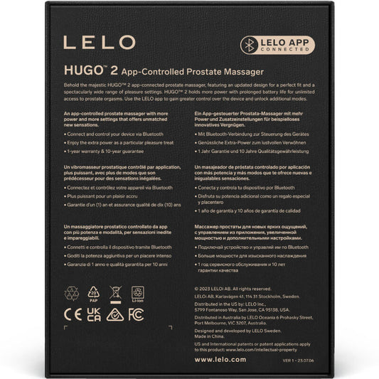 LELO - HUGO 2 GREEN PROSTATE MASSAGER