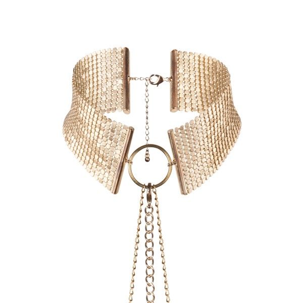 BIJOUX - DÉSIR MÉTALLIQUE GOLDEN METALLIC NECKLACE - Kink&Play