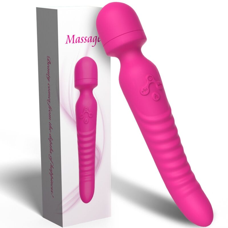 ARMONY - MISSION MASSAGER & VIBRATOR MED VÄRMEEFFEKT FUCHSIA