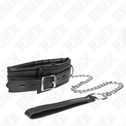 KINK - TUNGT HALSBAND MED SKÄRP 65 CM MODELL 4 JUSTERBART 36,5-50 CM