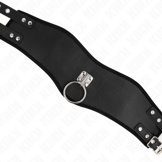 KINK - HALSBAND 65 CM MED BREDT AMBAND JUSTERBART 40-55 CM X 10 CM