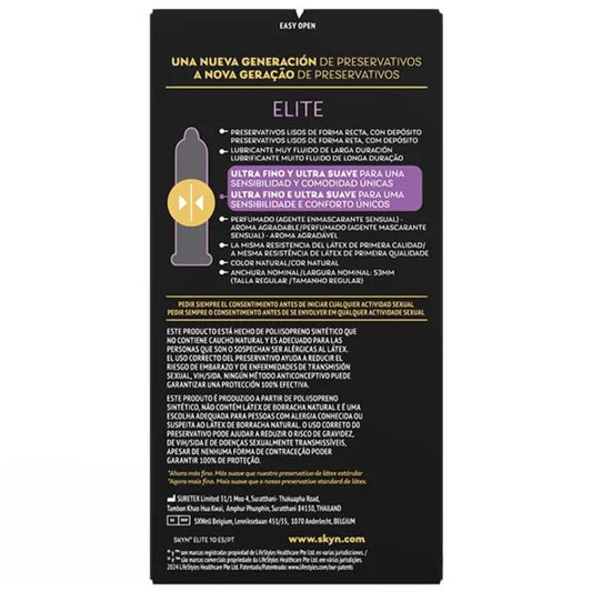 SKYN – ELITE ULTRATUNNA KONDOMER 10 ST