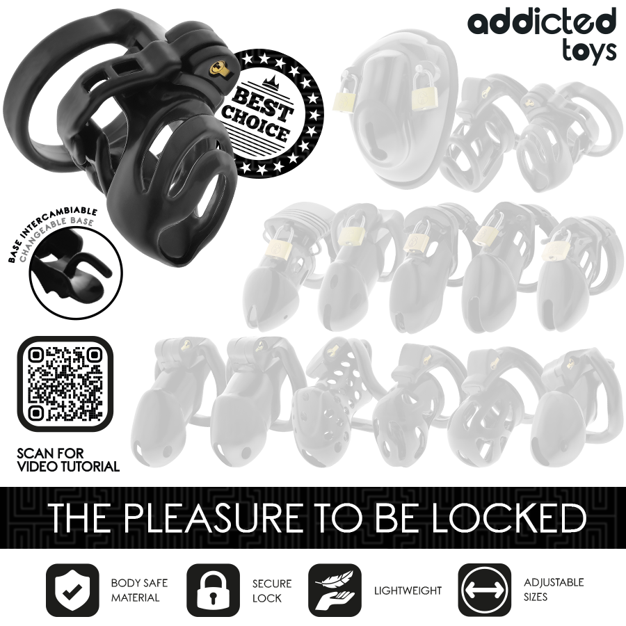 ADDICTED TOYS LOCKED - ETERNAL LOCK PENISBUR 9 CM