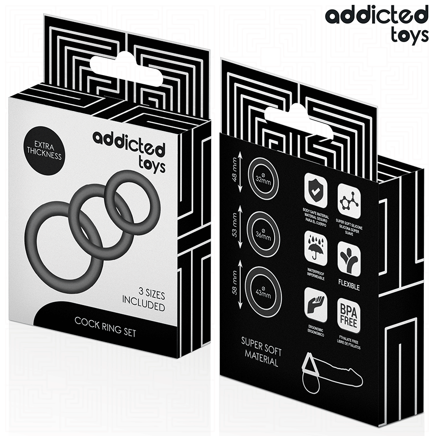 ADDICTED TOYS - SILIKONRINGAR MODELL 1