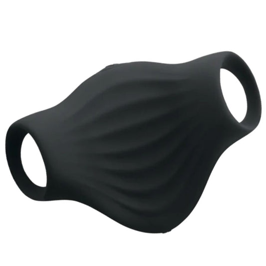 ROCKS- OFF - PALM BLACK FLEXIBLE VIBRATOR MASTURBATOR