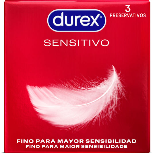DUREX - KÄNSLIGA KONDOMER 3 ENHETER