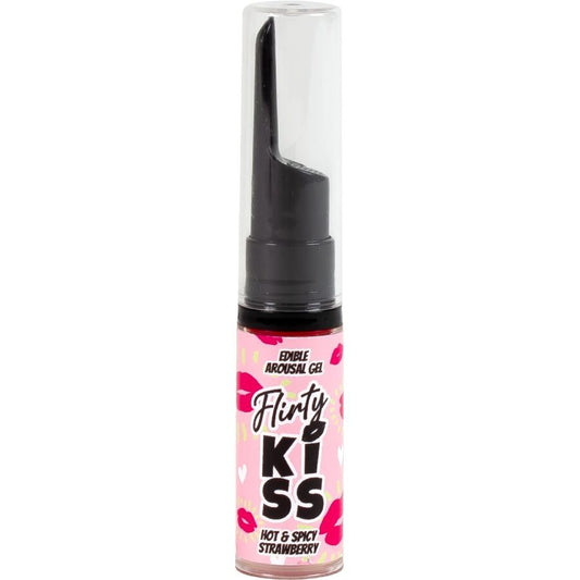 SECRETPLAY - FLIRTY KISS GELS WITH ORAL SEX EFFECTS STRAWBERRY & MINT 2 x 8 GR