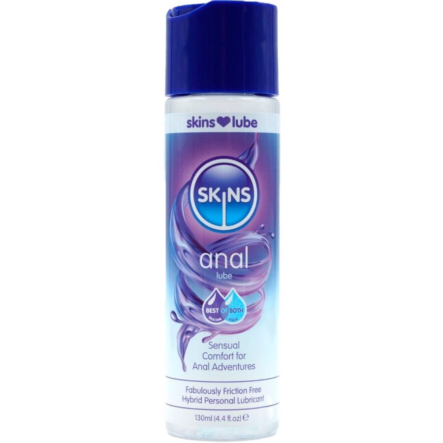 SKINS - ANALT HYBRIDVATTEN OCH SILIKONBASERAT GLIDMEDEL 130 ML