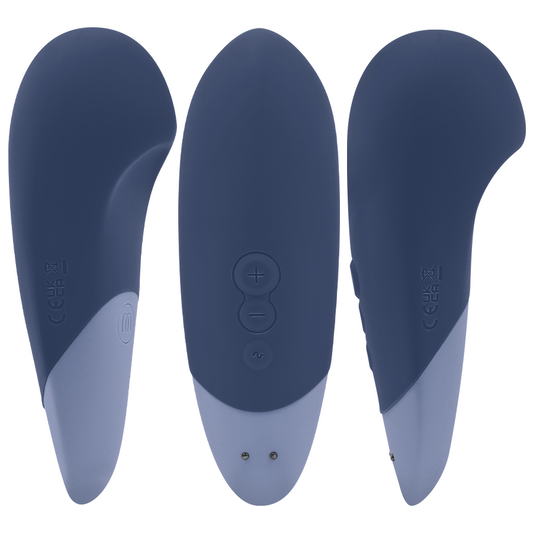 WOMANIZER - VIBE LAY-ON TYST VIBRATOR MÖRKBLÅ