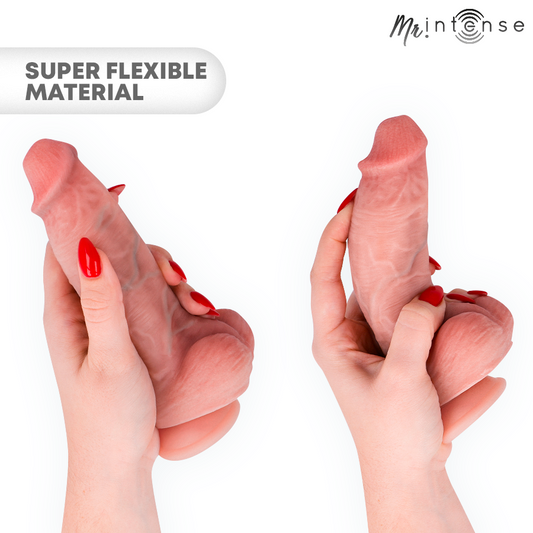 MR INTENSE - LITEN SPENCER SILIKONDILDO 19 CM -Ø- 4,5 CM