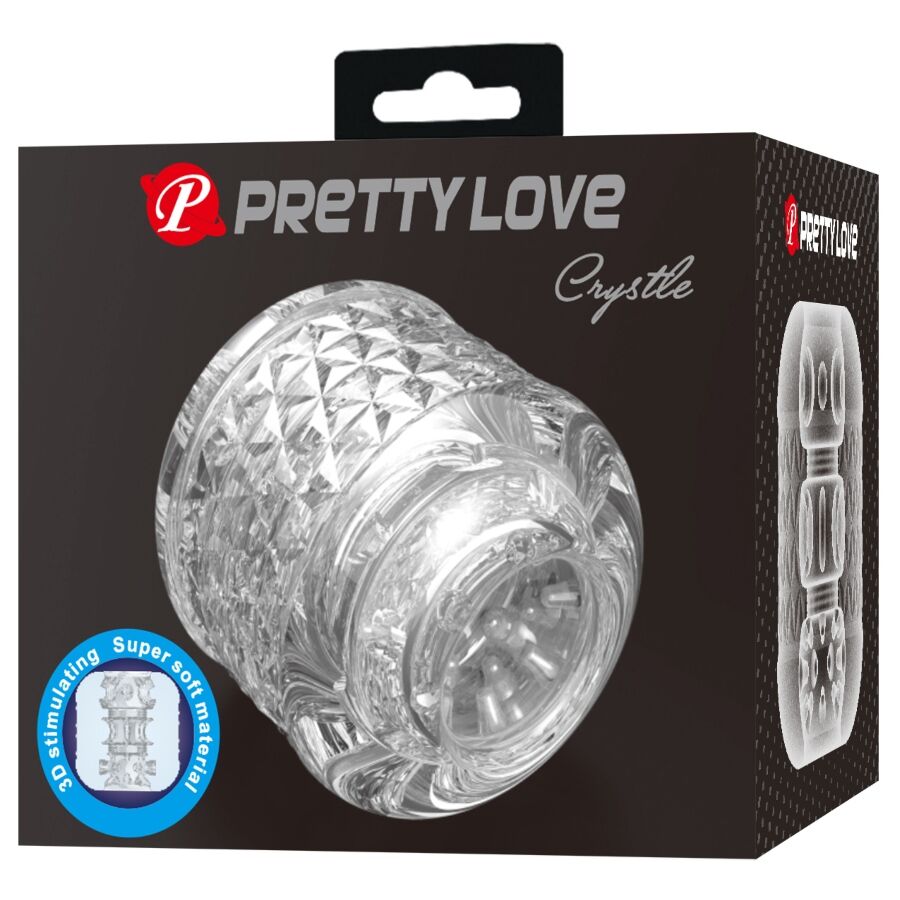 PRETTY LOVE - CRYSTLE DUBBELINGÅNGS-MASTURBATOR