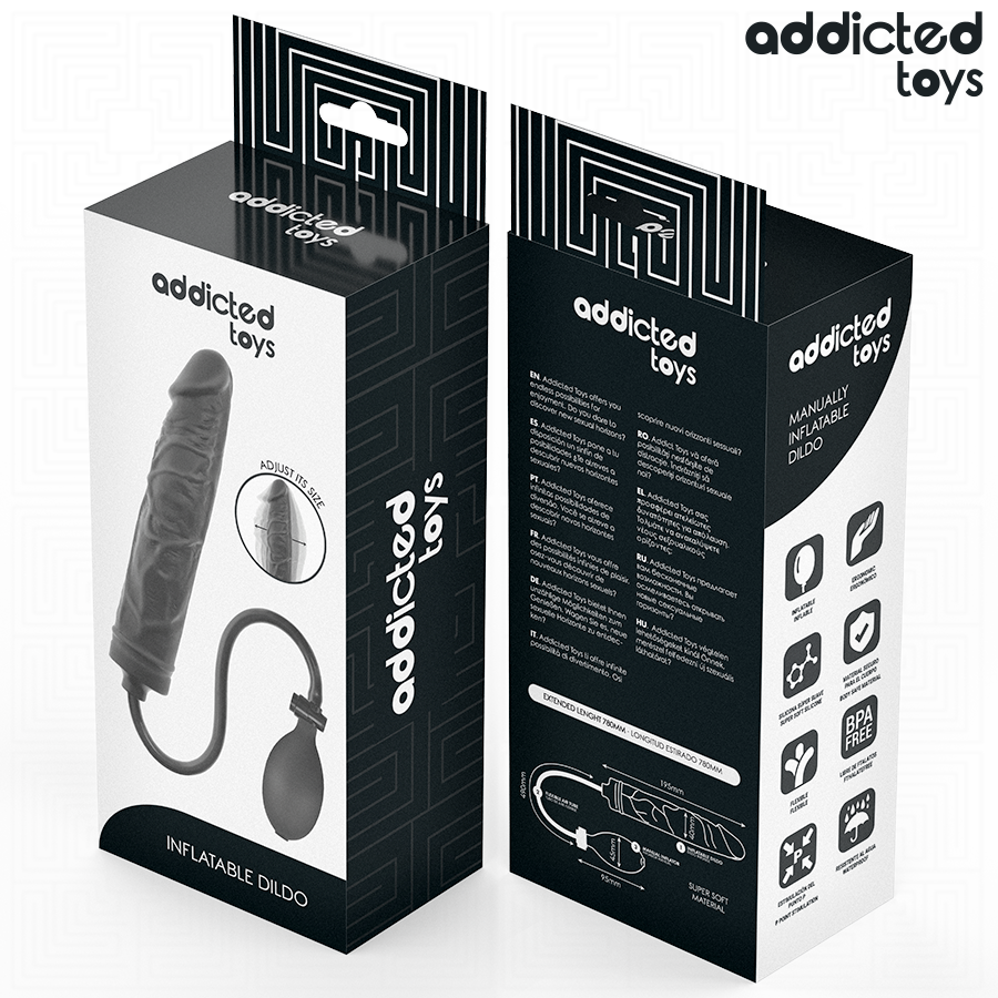 ADDICTED TOYS - UPPBLÅSBAR DILDO MODELL 4
