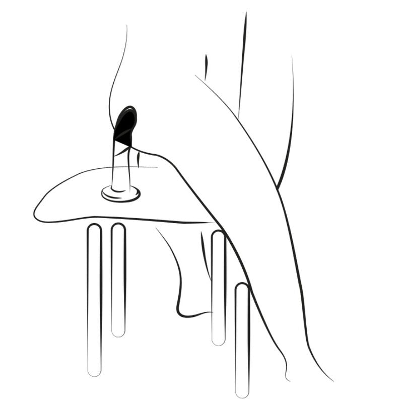 ROMP - PICCOLO SILIKONDILDO MED TREKOLORS SUGKOPP 14 CM