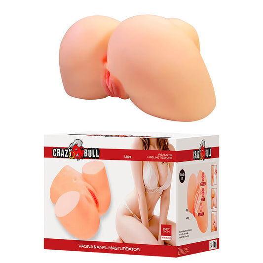 CRAZY BULL - LIORA XXL DUBBEL VAGINAL OCH ANAL MASTURBATOR