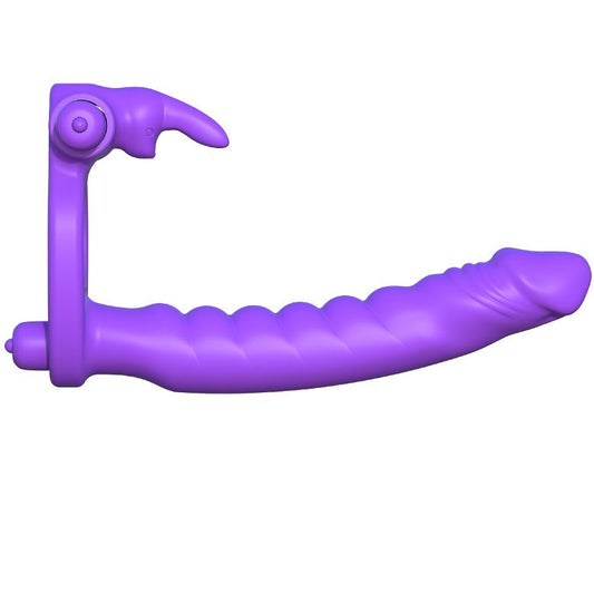 FANTASY C-RINGZ - SILIKON DUBBELVIBRATOR RABBIT