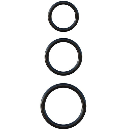 FANTASY C-RINGZ – STAMINA-SET MED 3 SILIKONRINGAR
