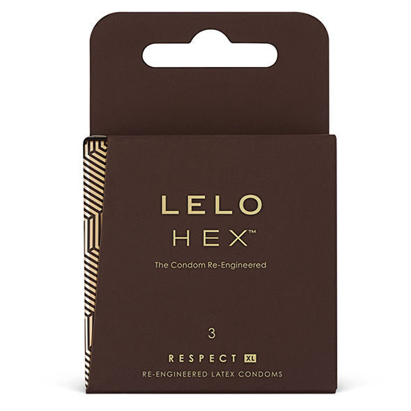 LELO - HEX CONDOMS RESPECT XL 3-PACK