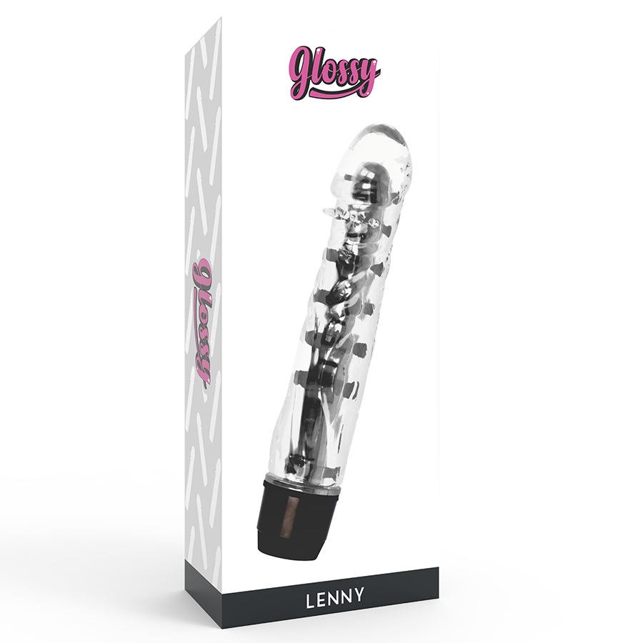 GLOSSY - LENNY VIBRATOR SVART