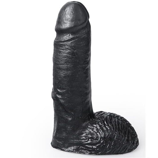 HUNG SYSTEM - REALISTISK DILDO SVART FÄRG CESAR 19 CM