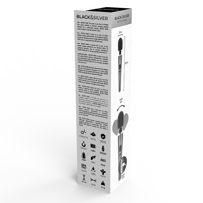 SVART&SILVER - DEXTER MASSAGESTAV