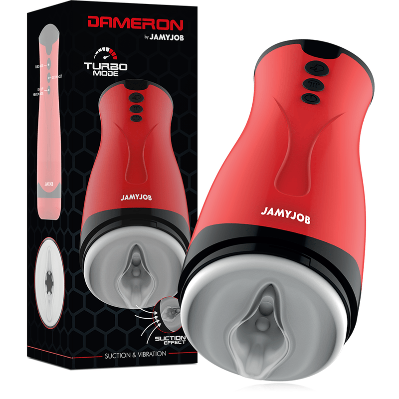 JAMYJOB - DAMERON SUCTION AND VIBRATION MASTURBATOR - Kink&Play