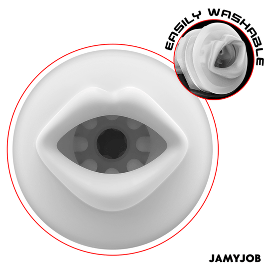 JAMYJOB - MEGABITE AUTOMATIC MOUTH MASTURBATOR 5 MODES STIMULATING WAVES AND VIBRATION - Kink&Play