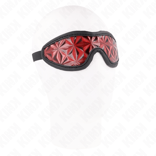 KINK - RED DIAMOND PATTERN HEADBAND 20.5 x 6 CM - Kink&Play