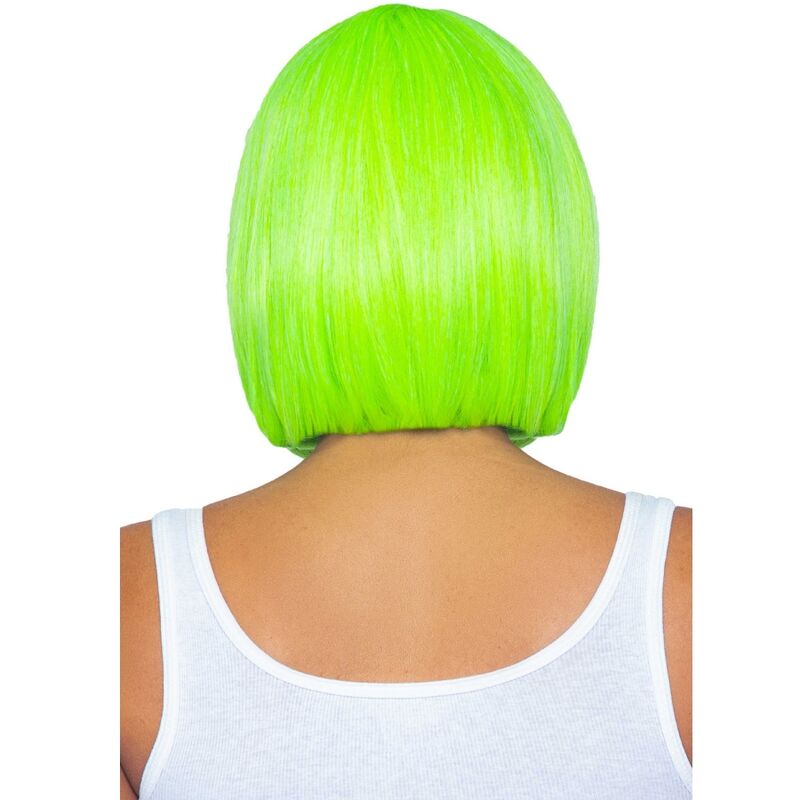 LEG AVENUE - FLUORESCENT BOB WIG NEON GREEN - Kink&Play