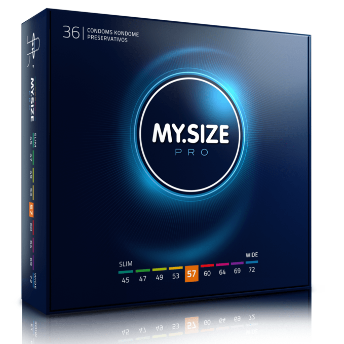 MY SIZE - PRO CONDOMS 57 MM 36 UNITS - Kink&Play