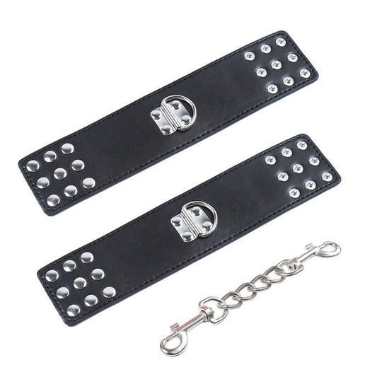 OHMAMA FETISH - WRIST RESTRAINTS SNAP FASTEN METAL - Kink&Play